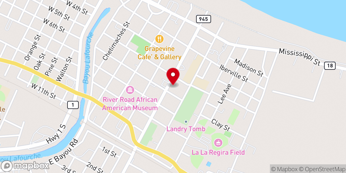 Map showing location of St. Catherine of Sienna