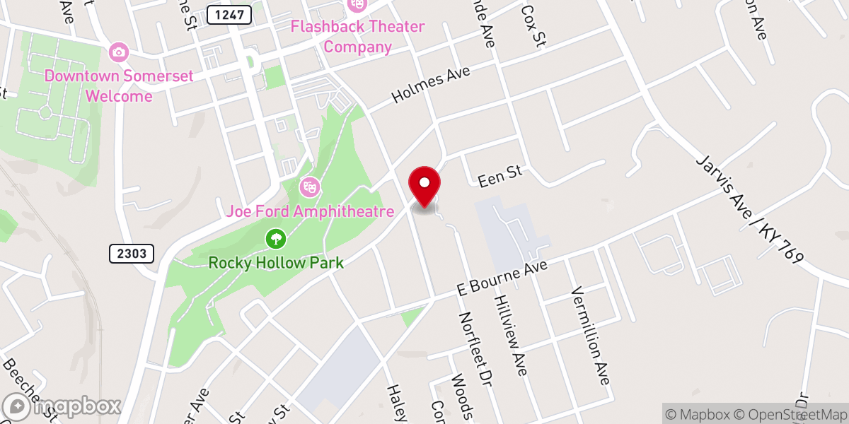 Map showing location of St Mildred Catholic Church