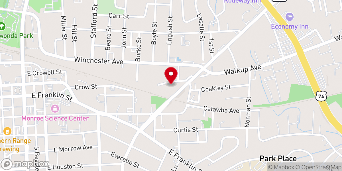 Map showing location of St James GFBH Church of God