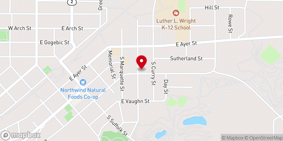 Map showing location of Wesley United Methodist Church