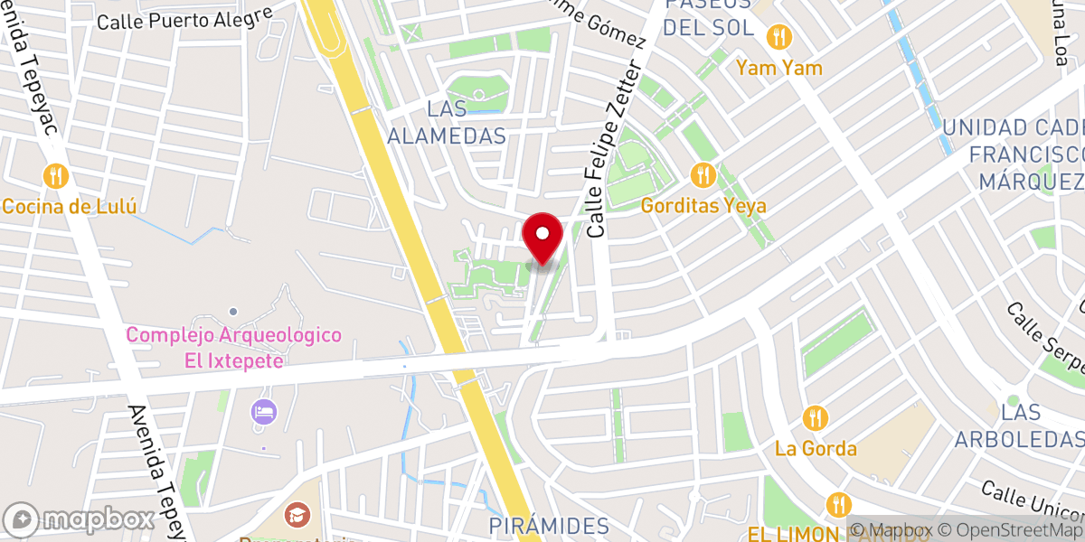 Map showing location of Semilla en Guadalajara