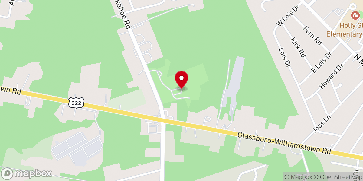 Map showing location of Camp Sun & Fun