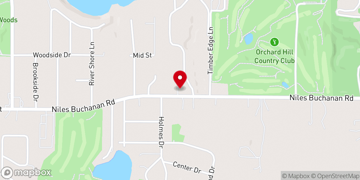 Map showing location of Buchanan Seventh-day Adventist Church