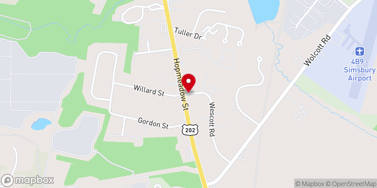 Map showing location of Shepherd of the Hills Lutheran Church