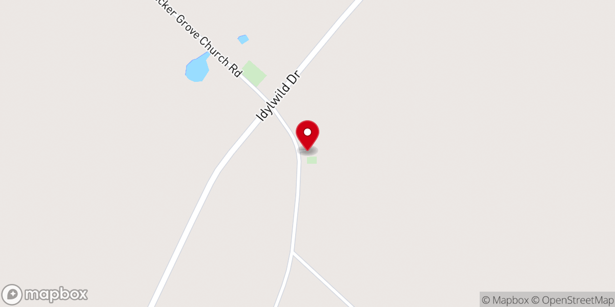 Map showing location of Brantley Chapel
