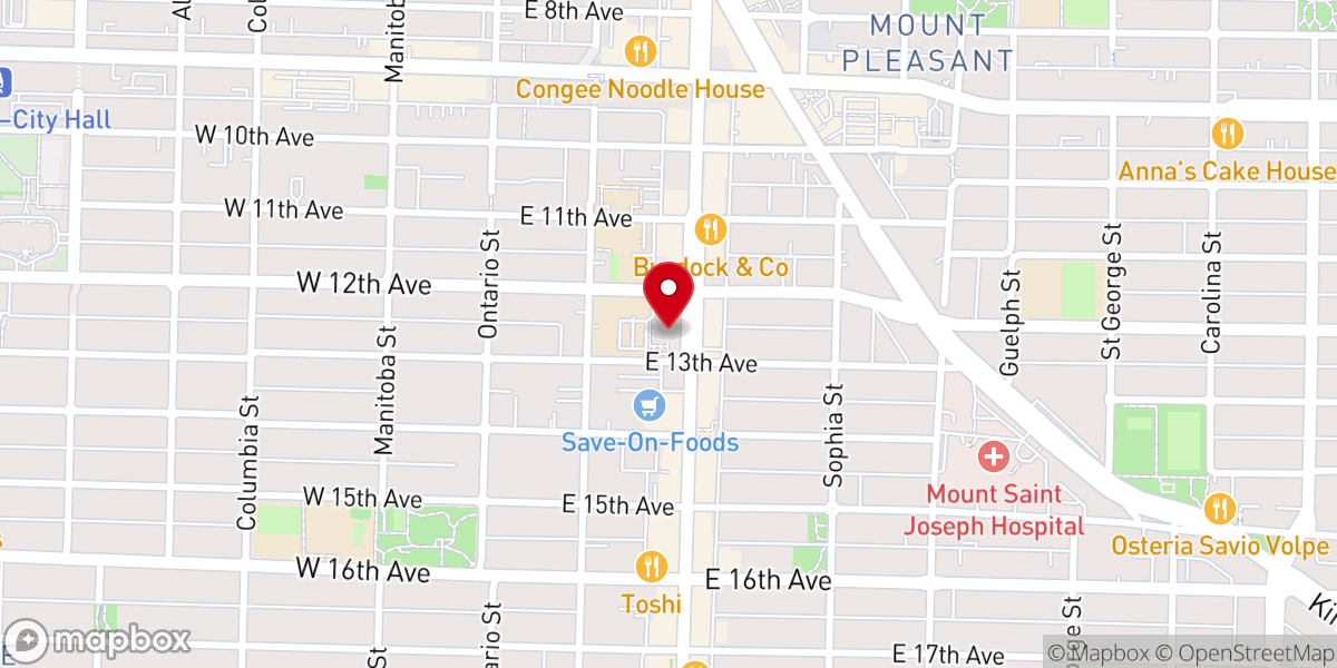 Map showing location of St. Patrick's Roman Catholic Parish