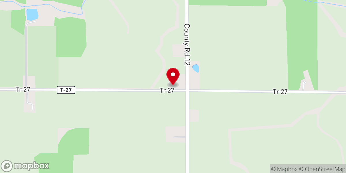 Map showing location of Riley Creek Baptist Church