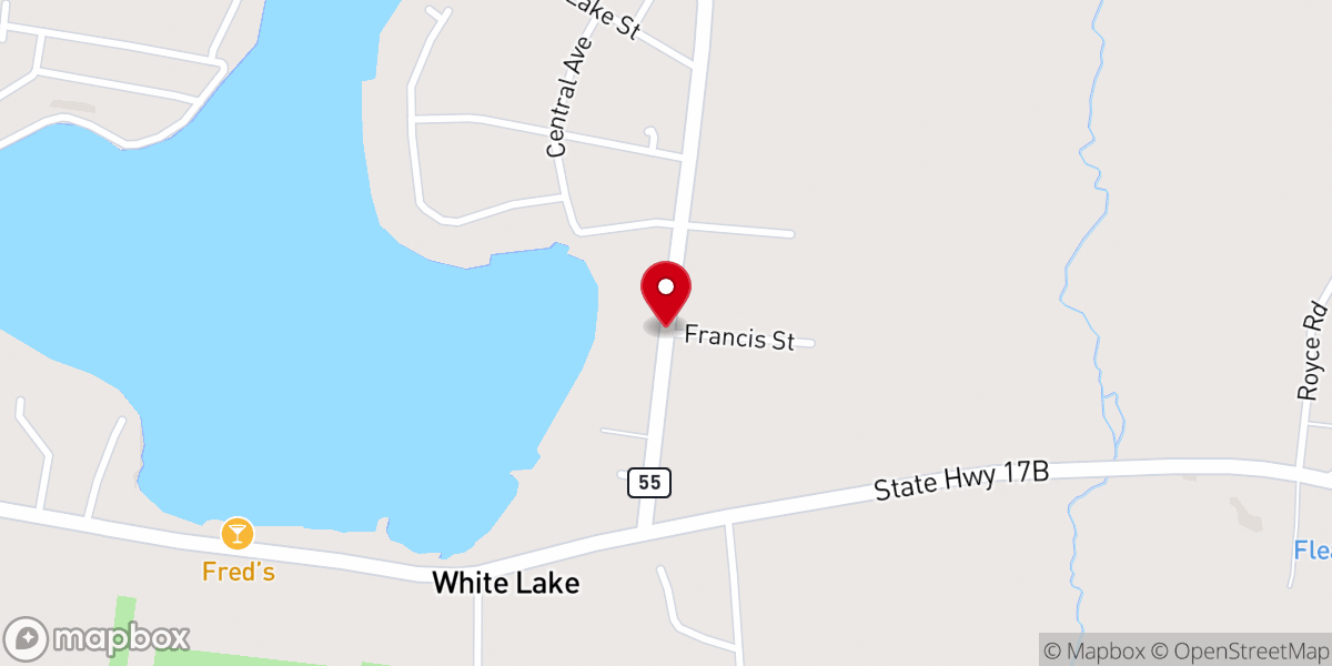 Map showing location of Bethel