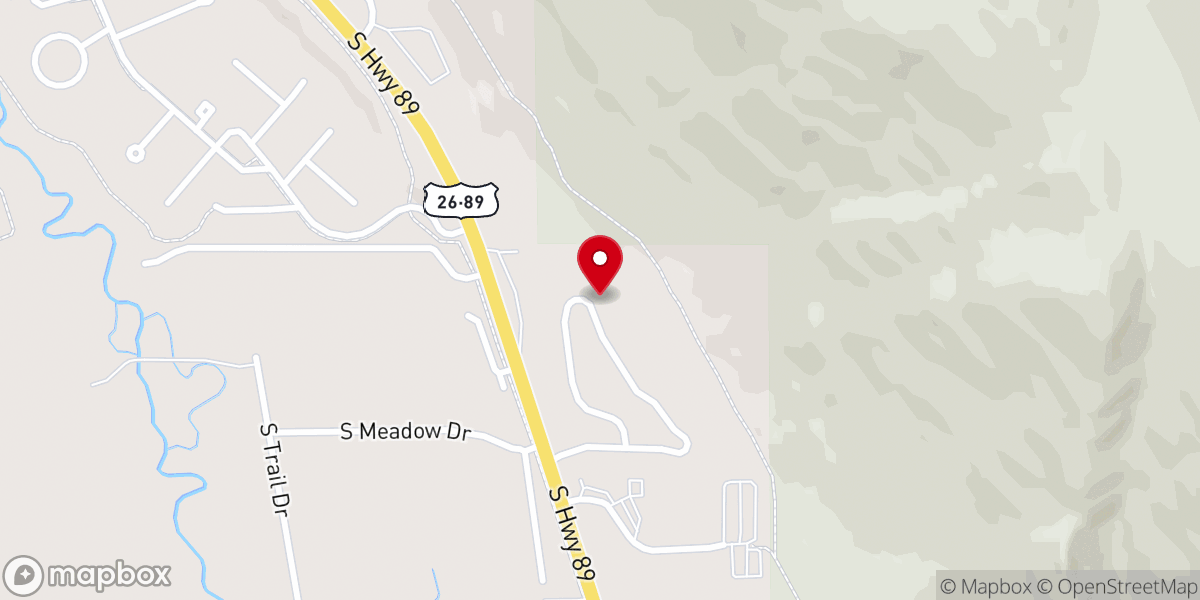Map showing location of Cornerstone Church