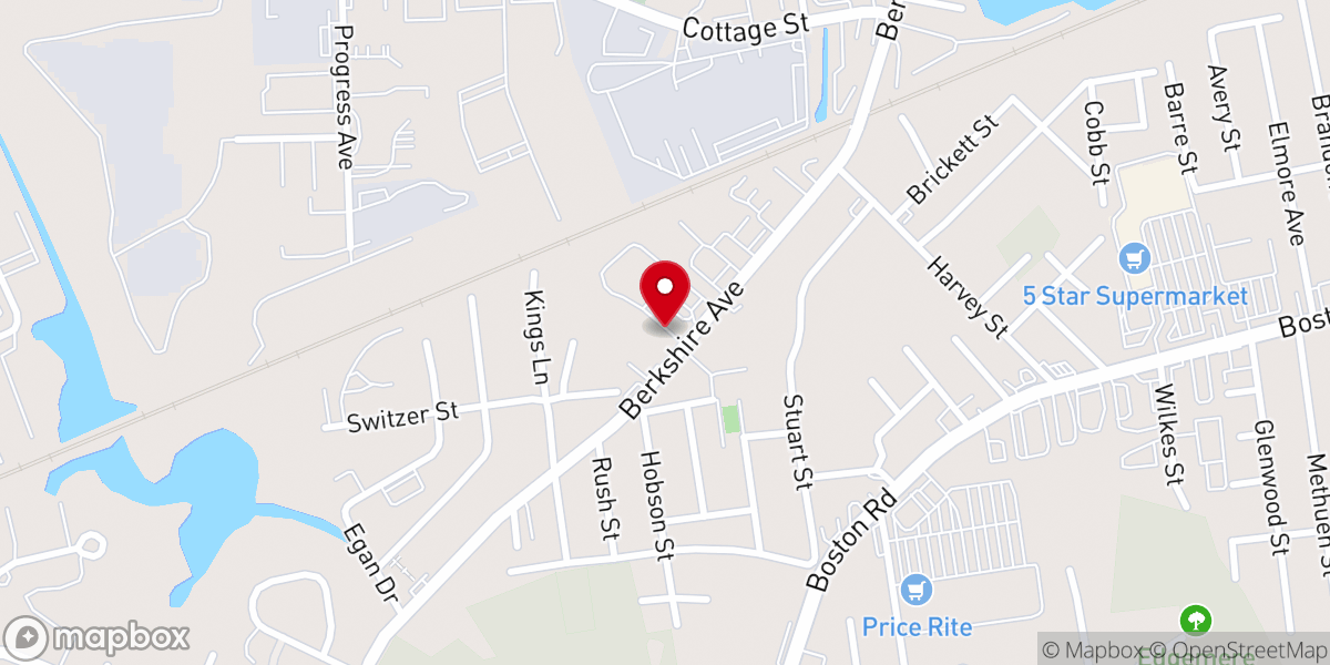 Map showing location of Church of Redemption