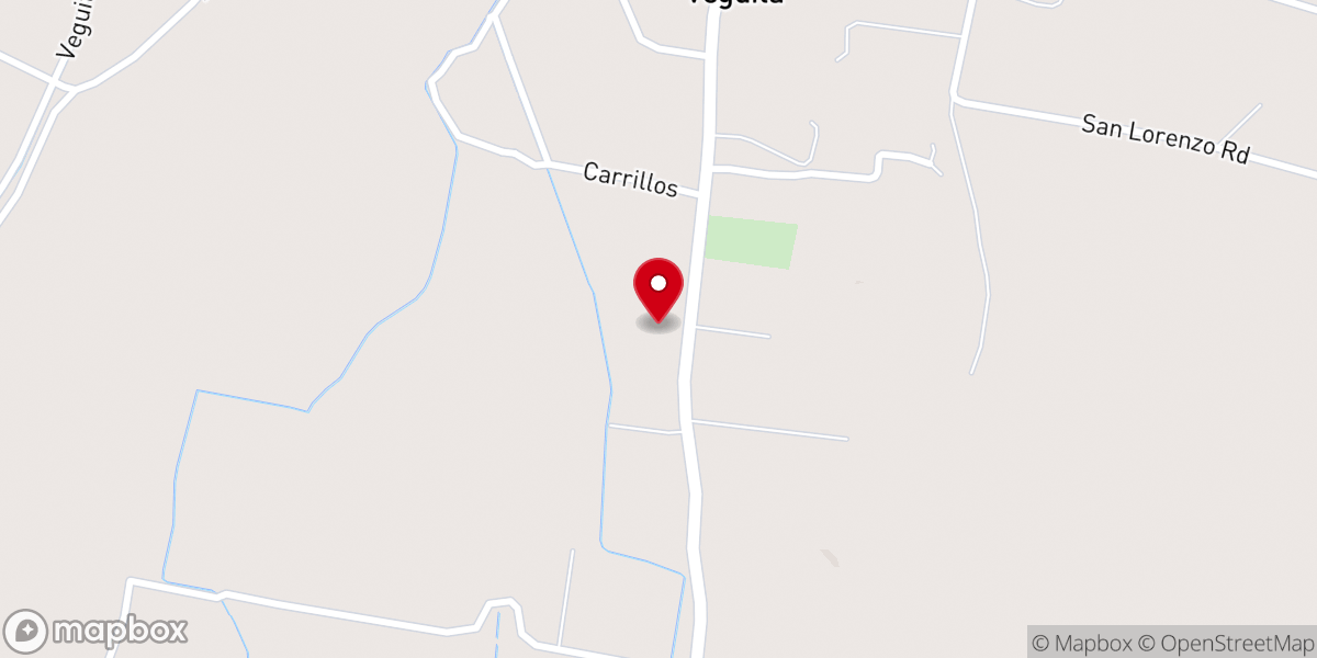 Map showing location of San Juan Mission Catholic Church, Veguita