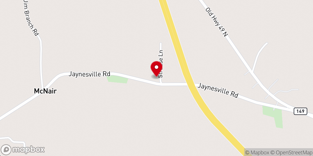 Map showing location of Grace Fellowship