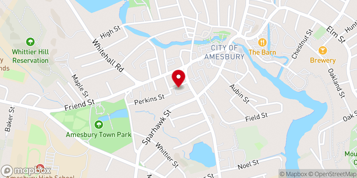 Map showing location of St. André Bessette Parish Hall