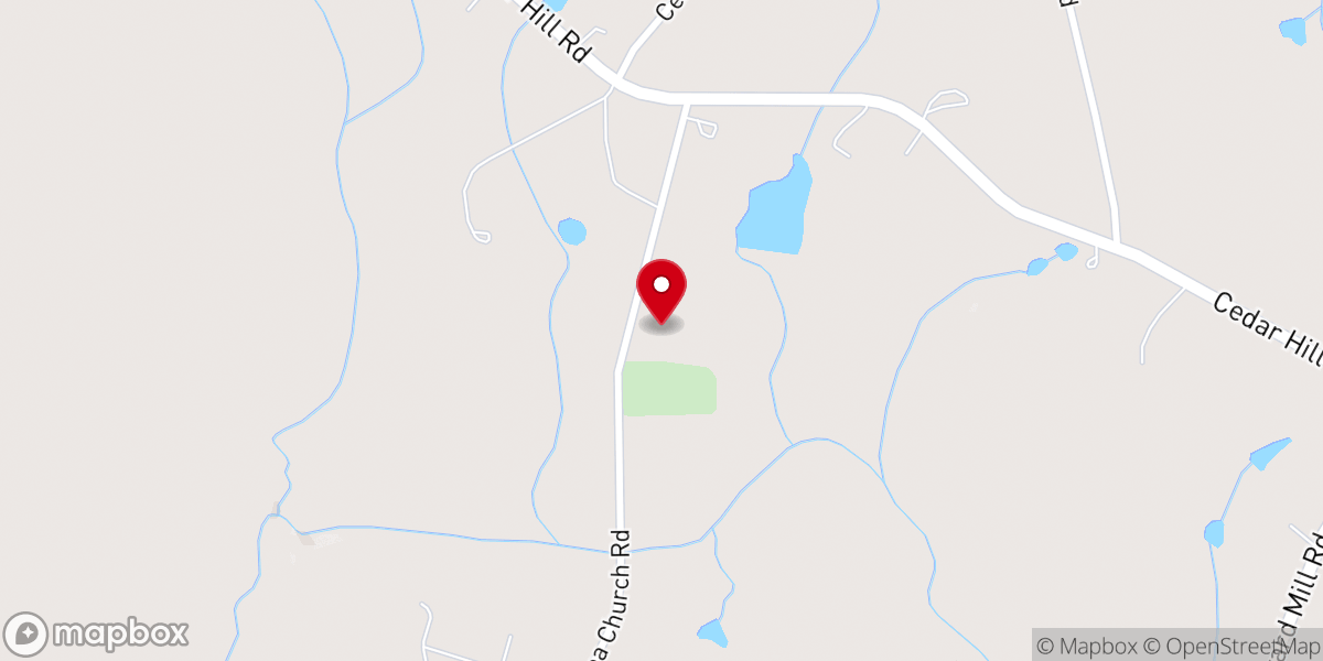 Map showing location of Smyrna Church Of Robbins