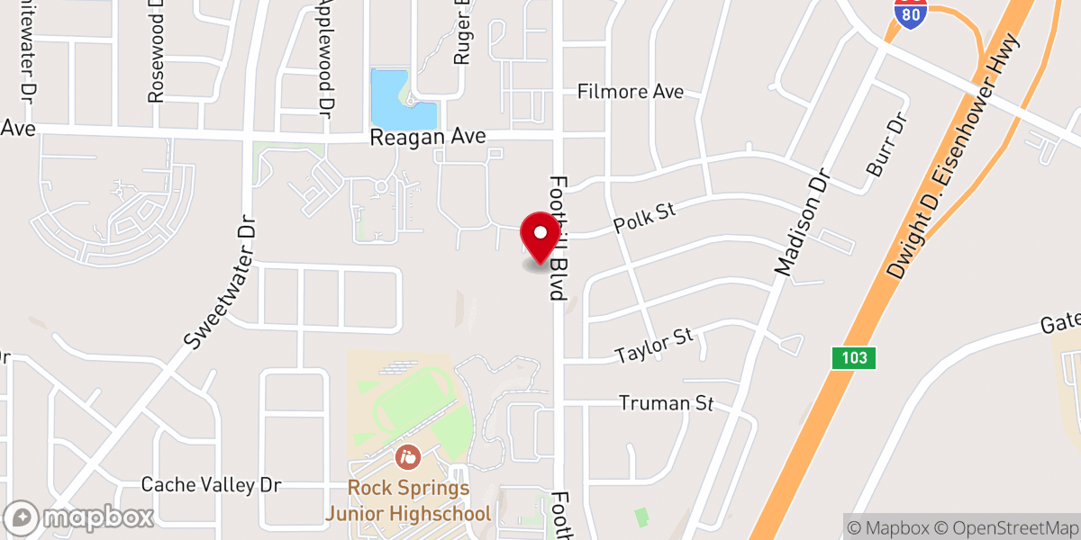 Map showing location of United Pentecostal Church