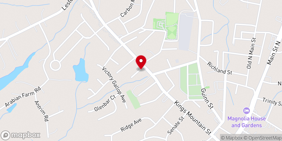 Map showing location of Mars Tabernacle Fire Baptized