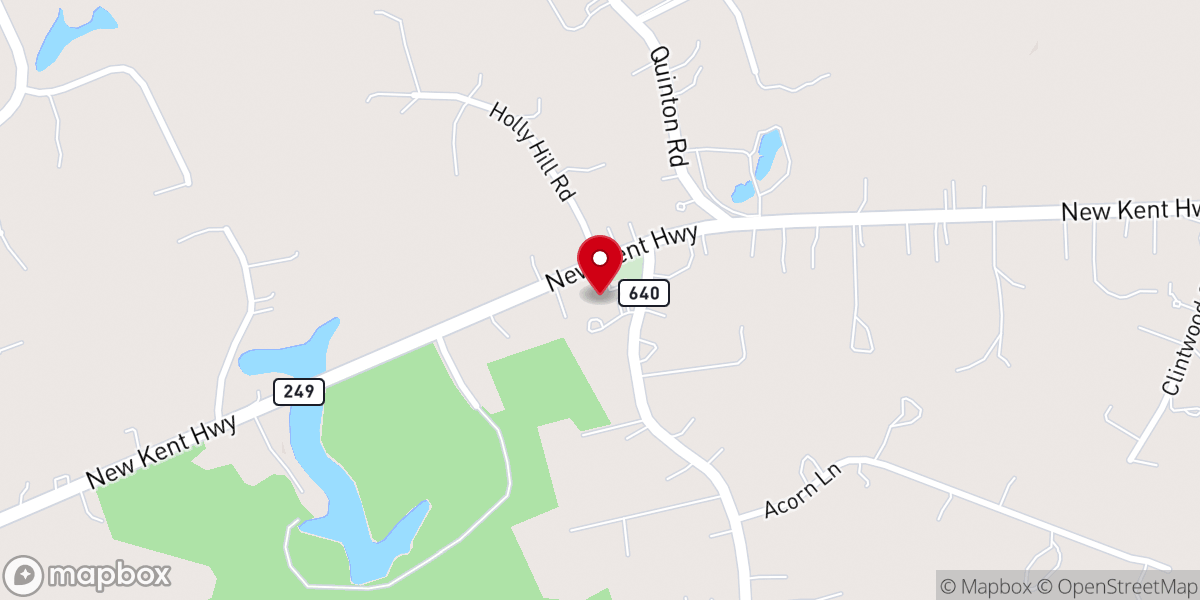Map showing location of Providence United Methodist Church