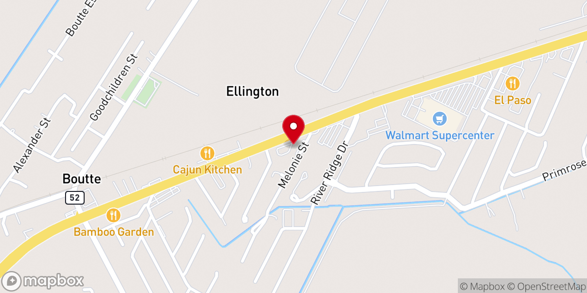 Map showing location of ABC Title of Boutte