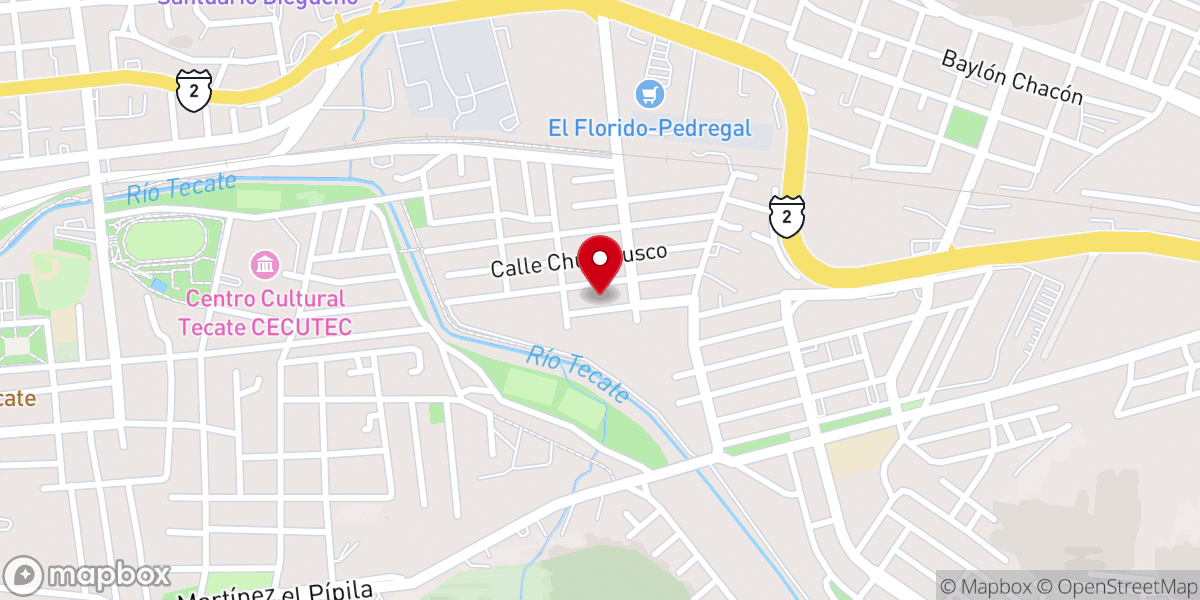 Map showing location of Saint Jude Thaddeus Church