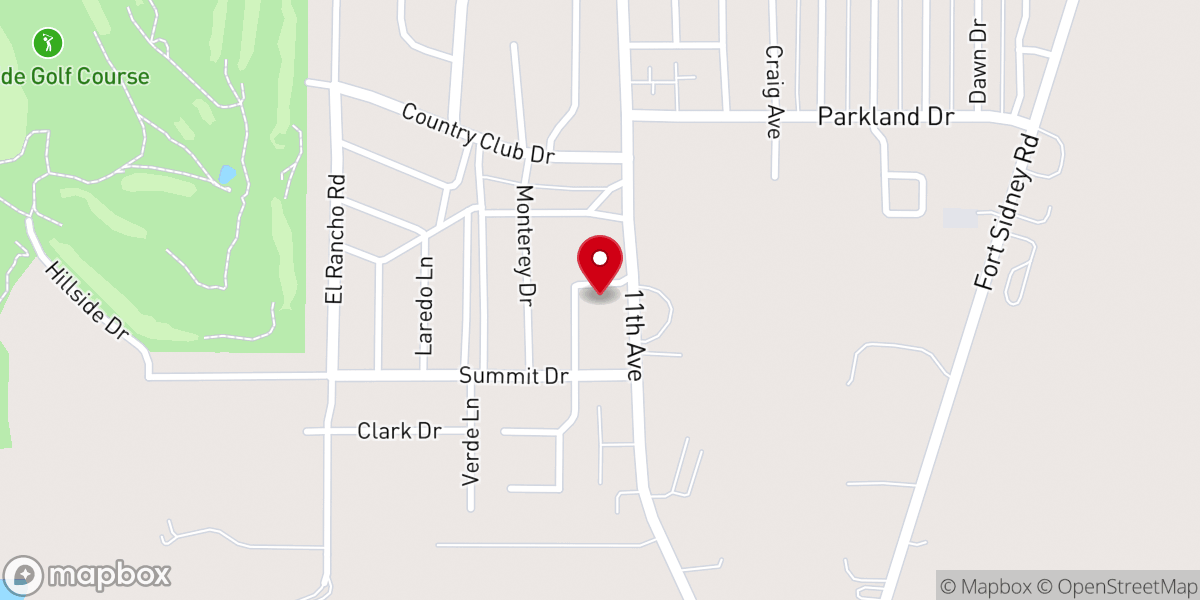 Map showing location of Table of Grace Mission Store