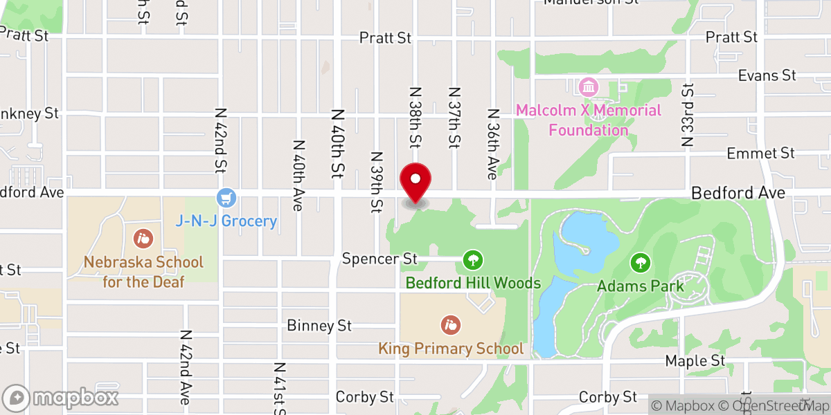 Map showing location of Church of the Living God