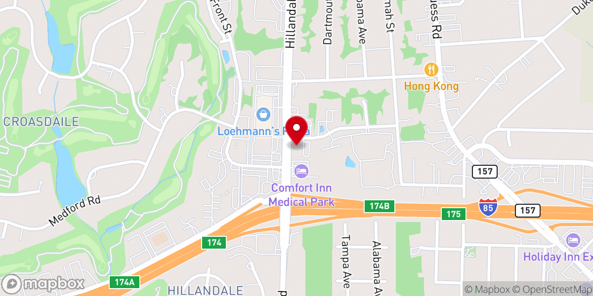 Map showing location of Christ Cathedral Oasis of Love Church