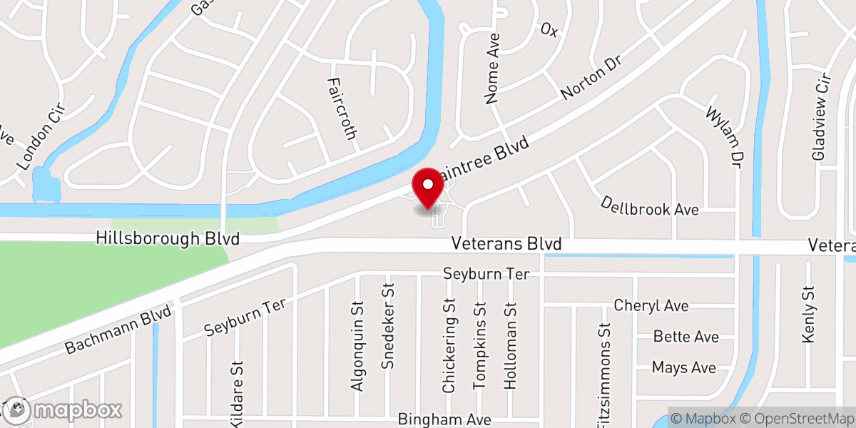 Map showing location of Liberty Community Church