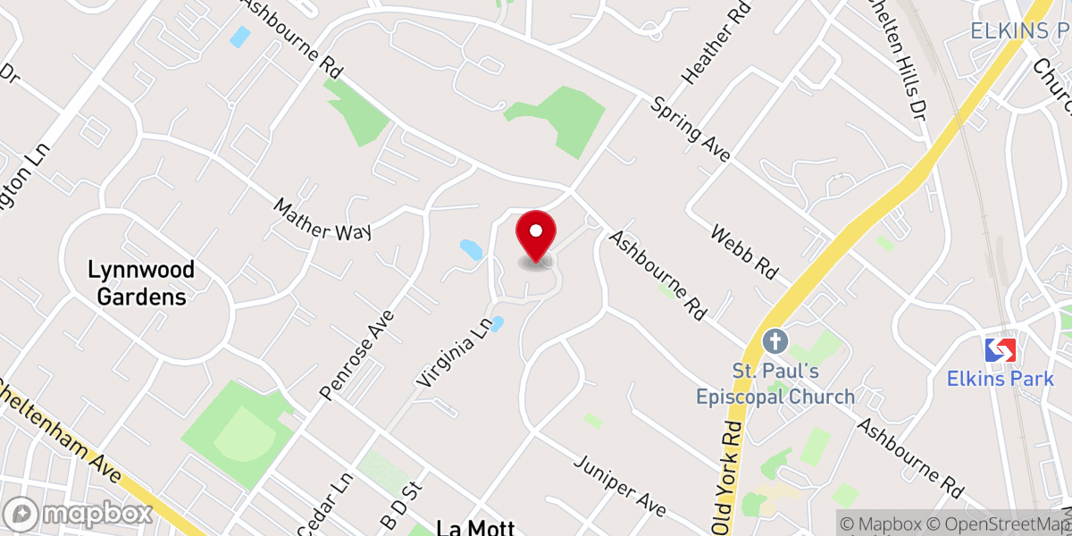 Map showing location of Dominican Retreat