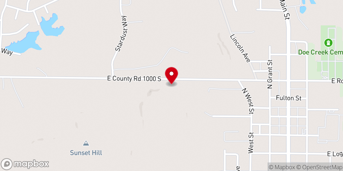 Map showing location of Blessing Box - Cloverdale United Methodist Church
