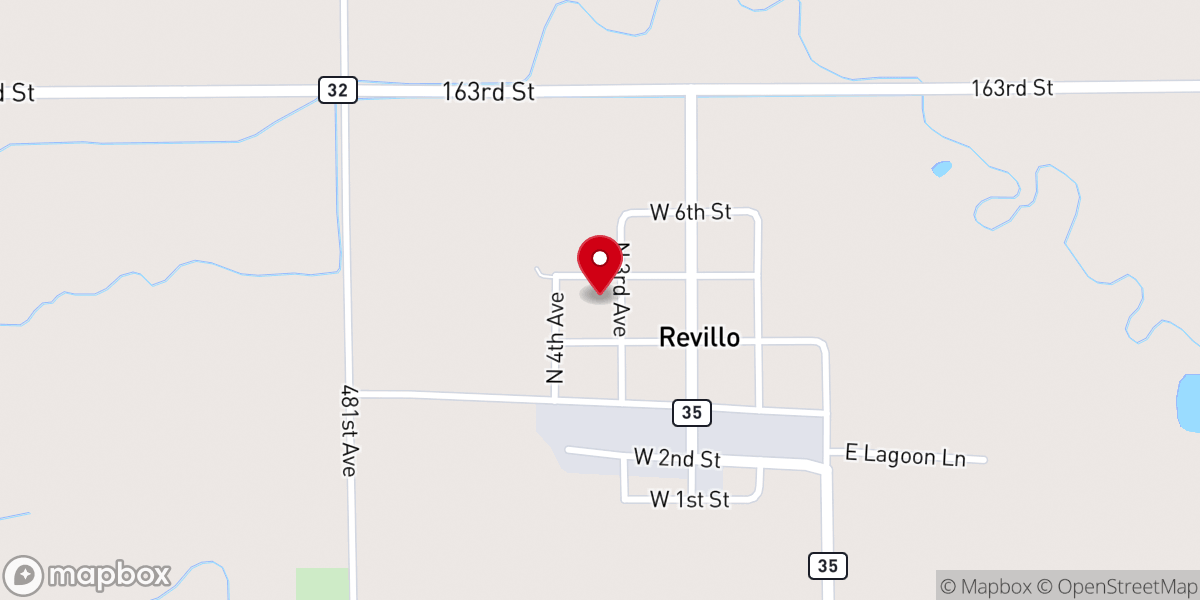 Map showing location of Annunciation Catholic Church