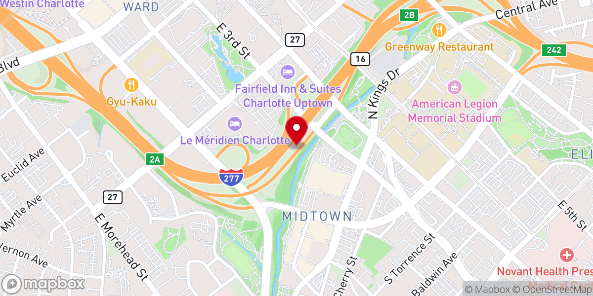 Map showing location of Hope of Israel Congregation