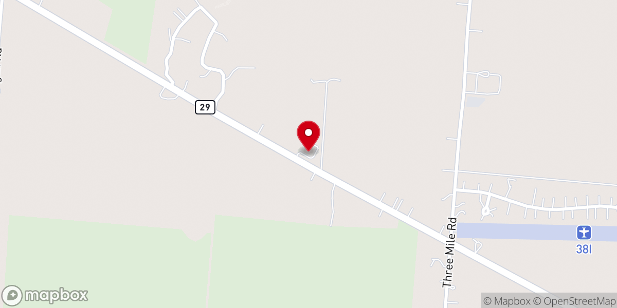 Map showing location of Faith Tabernacle Church