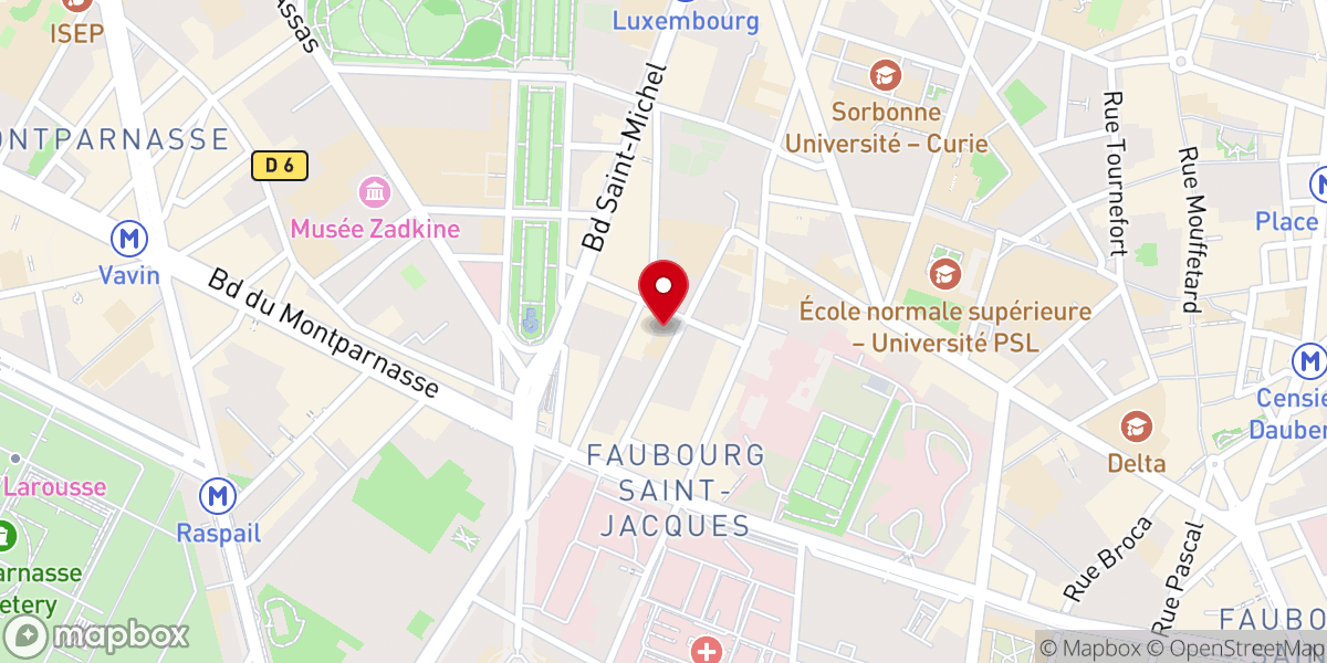 Map showing location of Paris International SDA Church On-line Ministry