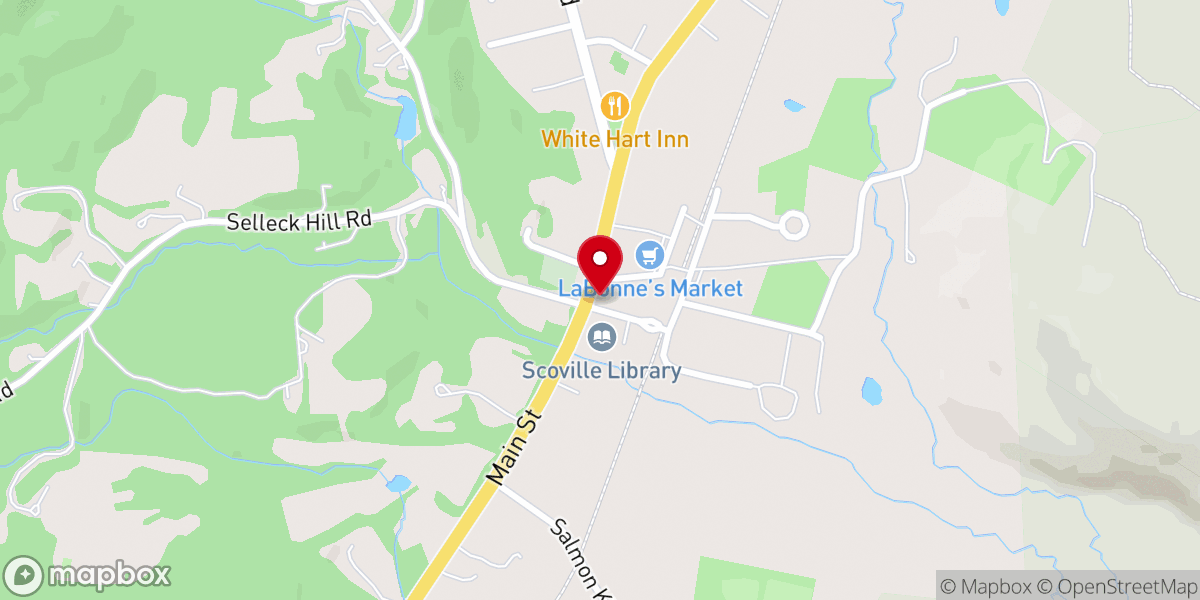 Map showing location of Congregational Church of Salisbury