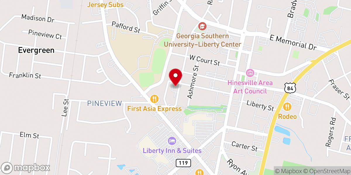 Map showing location of House of Refuge Inc