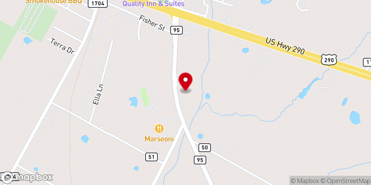 Map showing location of Elgin New Life Baptist Fellowship