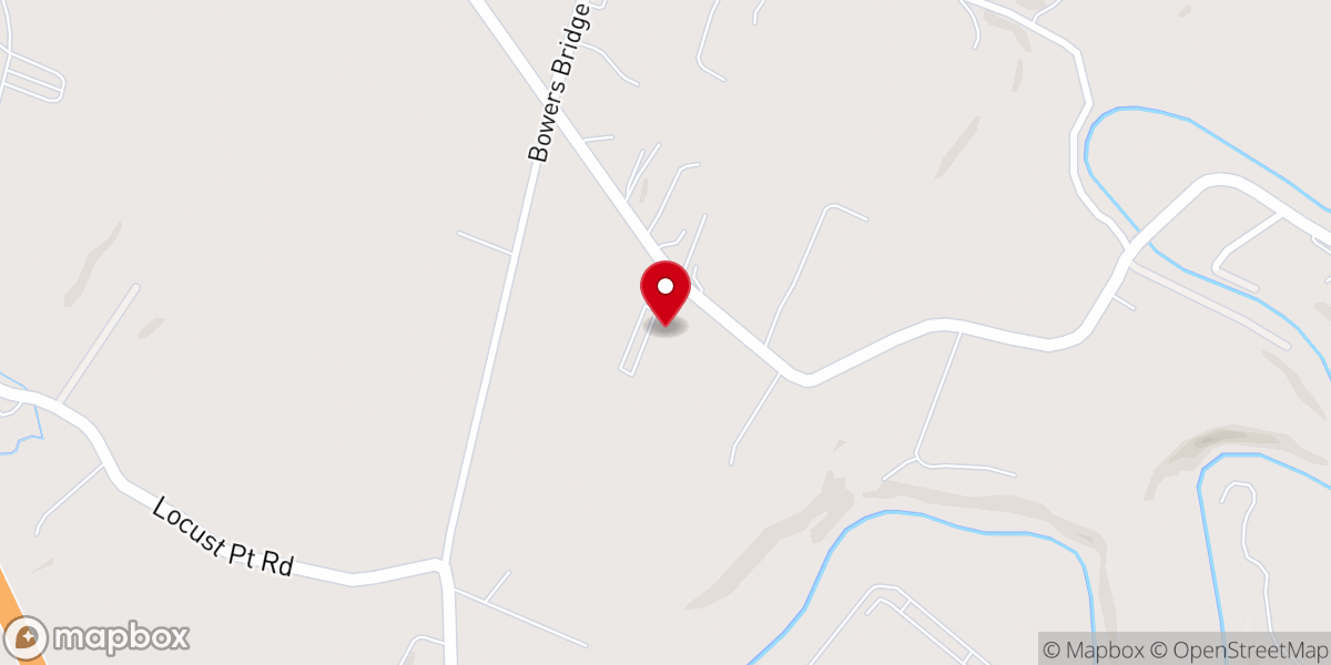 Map showing location of Holy Infant Parish