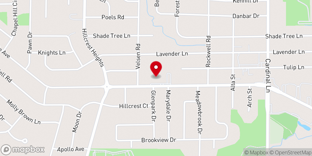 Map showing location of Good Shepherd Lutheran Church - Green Bay