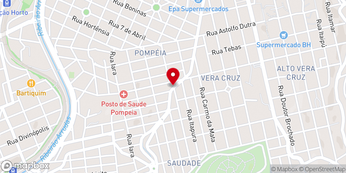 Map showing location of Igreja Pentecostal Porta Estreita
