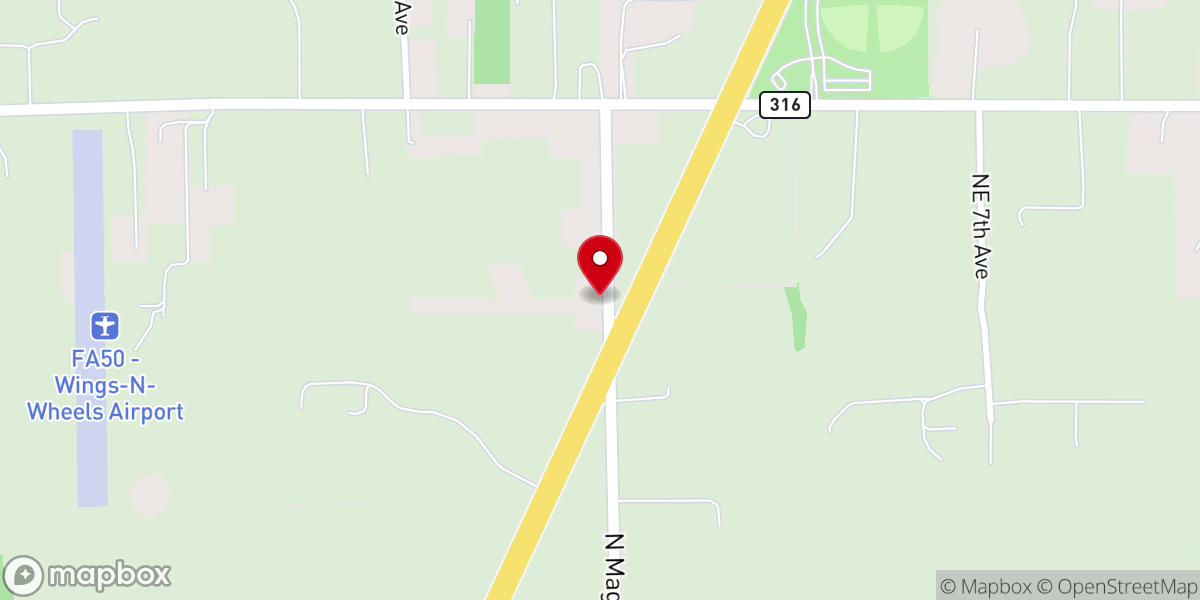 Map showing location of Southern Home Church