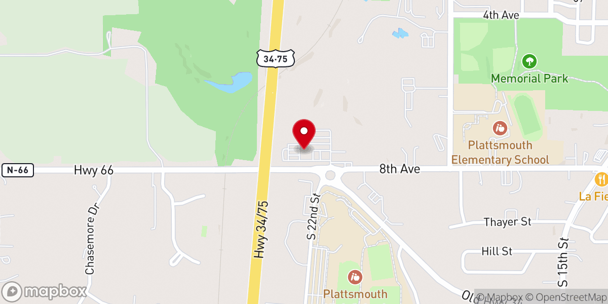 Map showing location of Faith Alliance Church