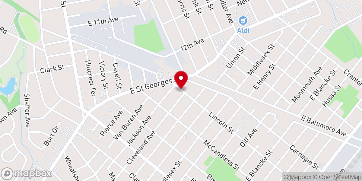 Map showing location of Lockett Memorial Church of God