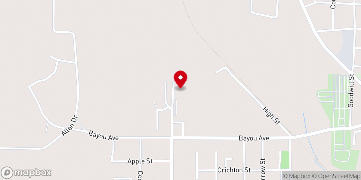 Map showing location of Mother Goose Land Head Start Center