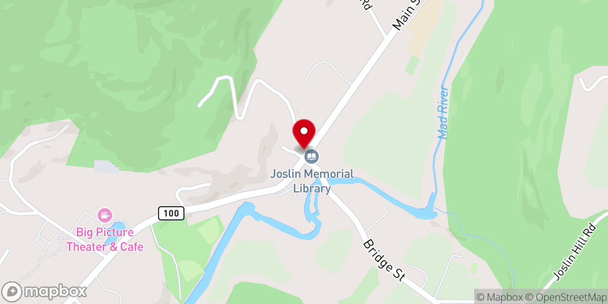 Map showing location of Mad River Lodge #77