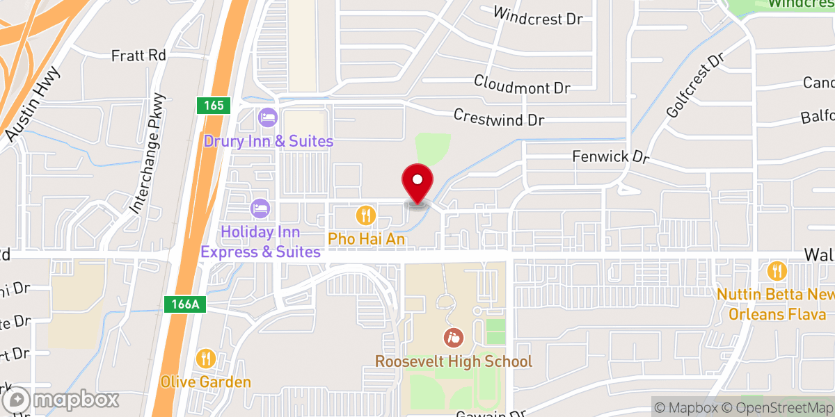 Map showing location of Living Upon The Rock Church