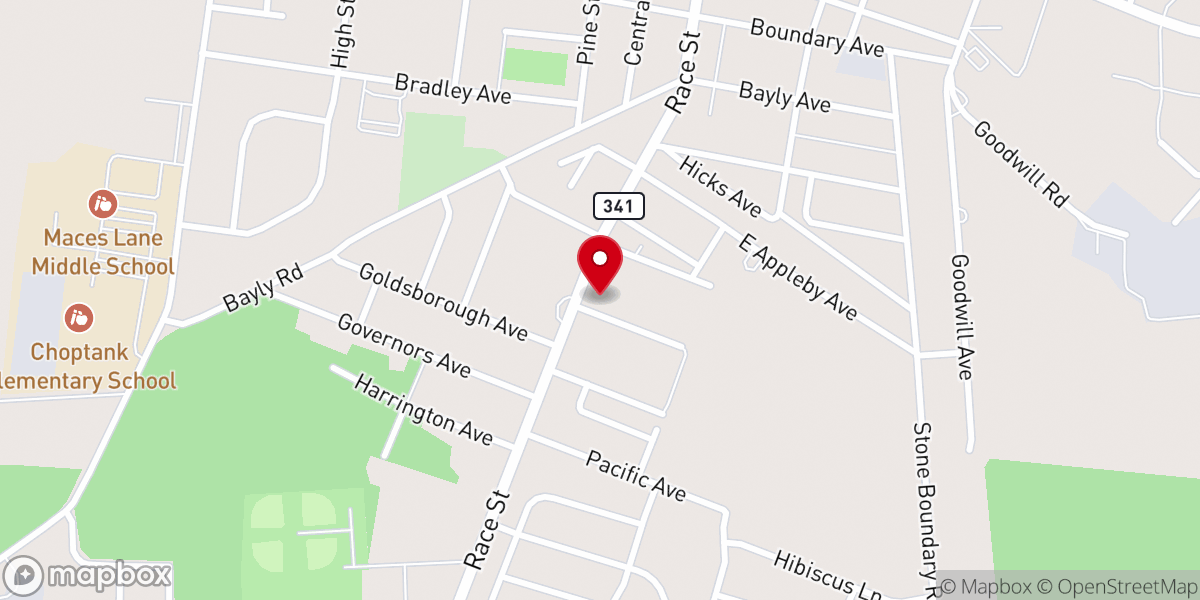 Map showing location of Our Shepherd Lutheran Church