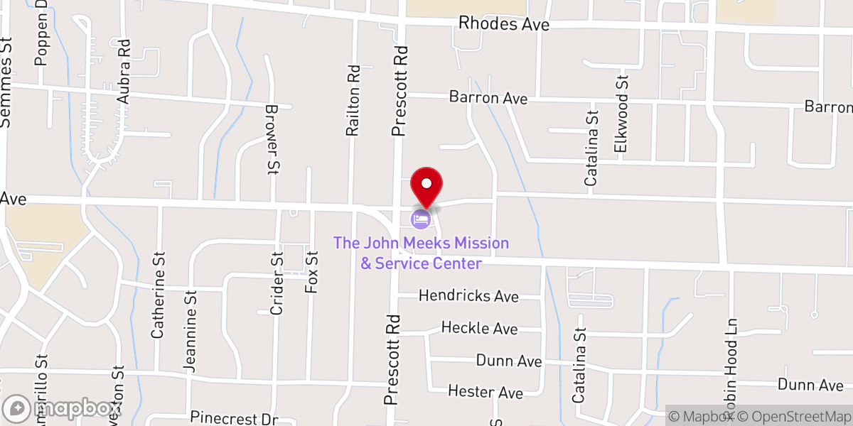 Map showing location of Saint Matthews Church