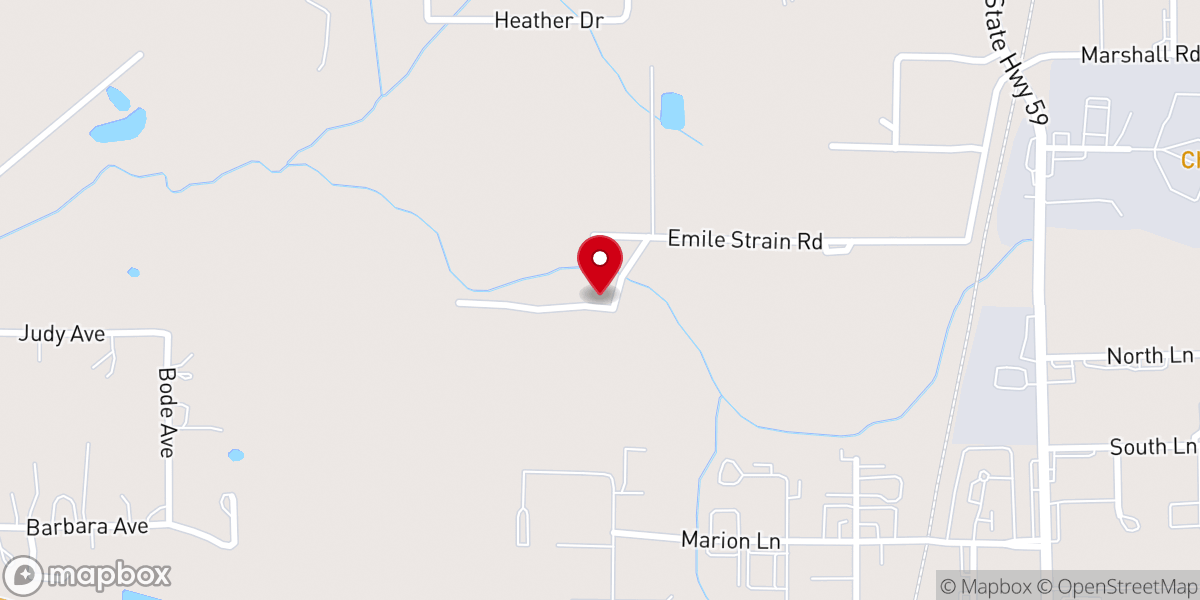 Map showing location of Paintball Command Inc