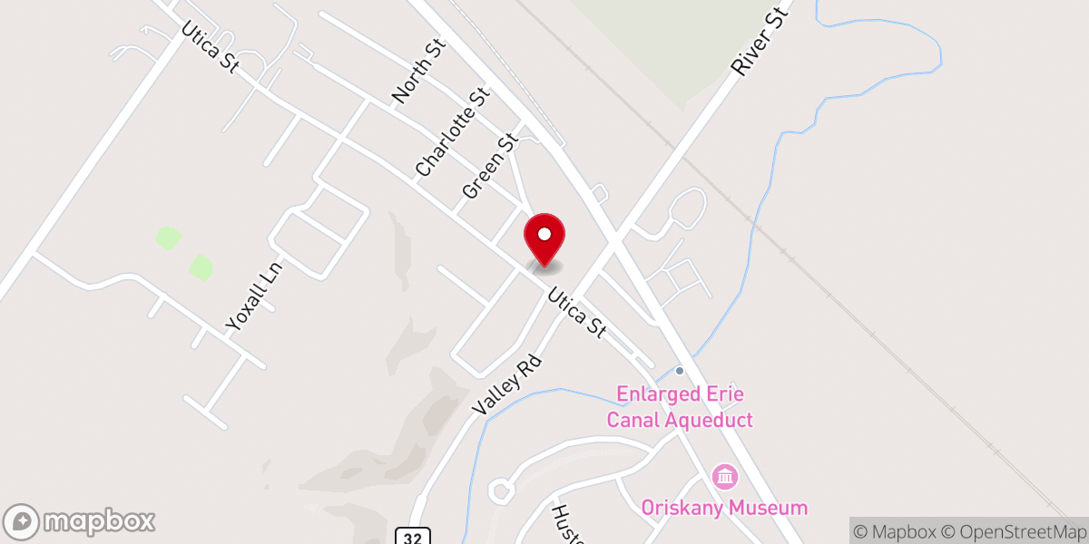 Map showing location of Oriskany Village Offices