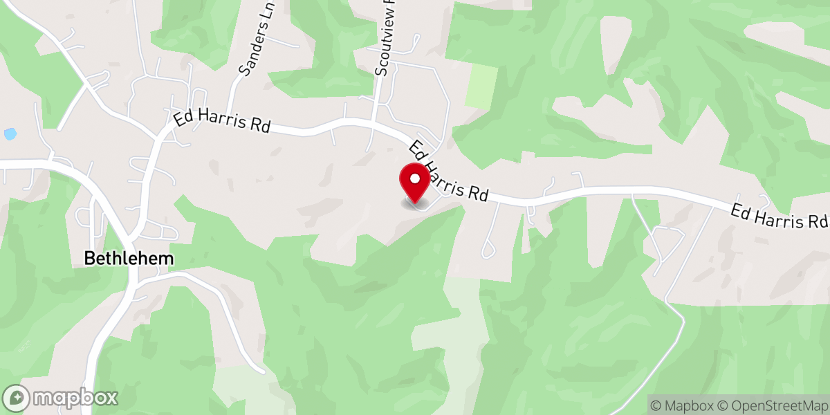 Map showing location of Faith Community Church of the Nazarene